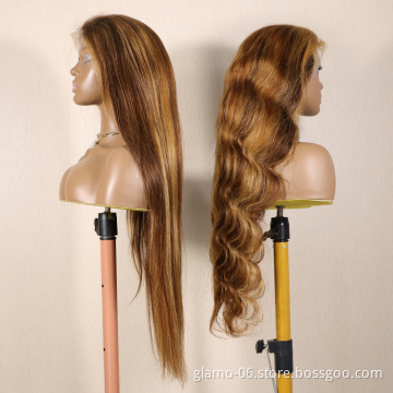 Annione 12A Grade Virgin Hair Wigs,Raw Human Wigs Straight Remy Hair Wigs 5 Star,Virgin Human Natural Mink Brazilian Hair Wigs